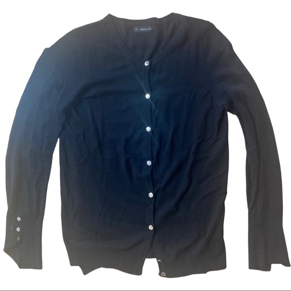 Zara Classic Cardigan Sz Medium - Picture 1 of 4